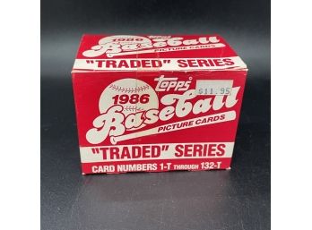 1986 Topps Baseball Traded Series