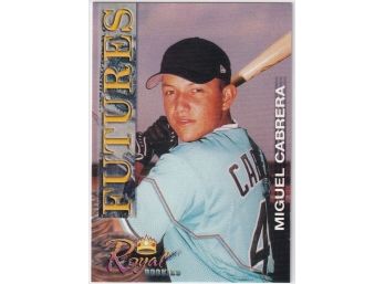 2001 Royal Rookies Miguel Cabbera Futures