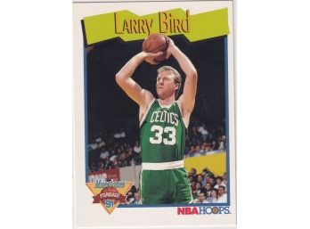 1991 NBA Hoops Larry Bird Milestones