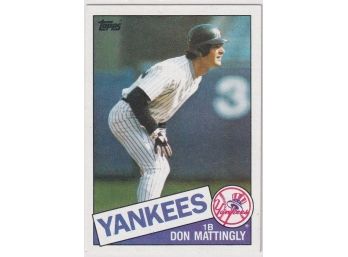 1985 Topps Don Mattingly