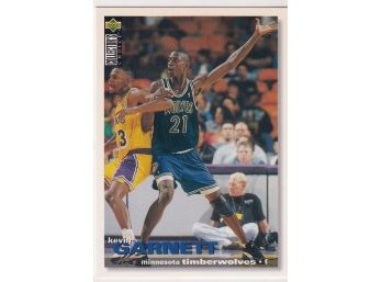 1995-96 Upper Deck Collector's Choice Kevin Garnett Rookie Card