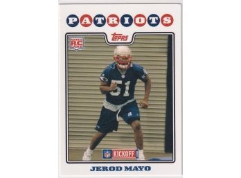 2008 Topps Kickoff Jerod Mayo Rookie Card