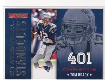 2013 Panini Rookies & Stars Tom Brady Statistical Standouts 401 Completions
