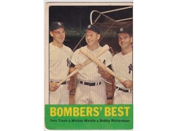 1963 Topps Bombers' Best