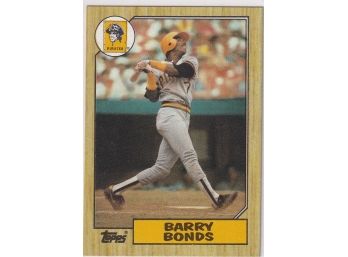 1987 Topps Barry Bonds