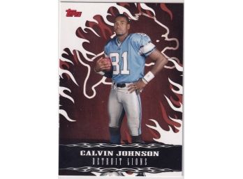 2007 Topps Calvin Johnson Walmart Exclusive Rookie Card
