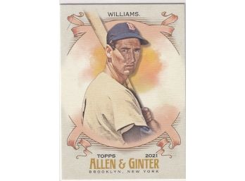 2021 Topps Allen & Ginter The World's Champions Ted Williams