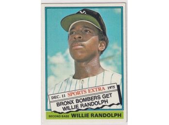 1976 Topps Traded Willie Randolph