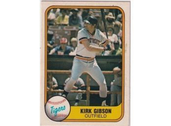 1981 Fleer Kirk Gibson
