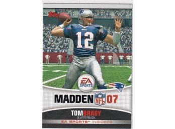 2006 Topps EA Sports Madden 07 Tom Brady