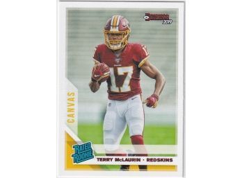 2019 Panini Donruss Canvas Terry McLaurin Rated Rookie