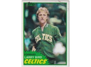 1981 Topps Larry Bird