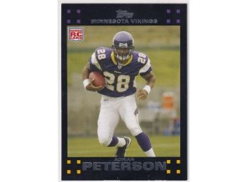 2007 Topps Adrian Peterson Rookie Card