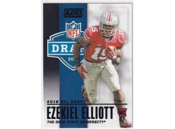 2016 Panini Score Ezekiel Elliot Draft Rookie Card