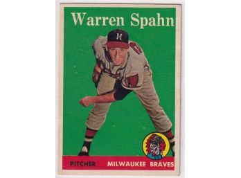 1958 Topps Warren Spahn