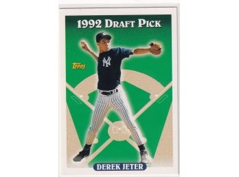 1993 Topps 1992 Draft Pick Derek Jeter Rookie Card