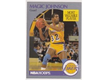 1990 NBA Hoops Magic Johnson MVP