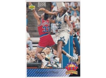1992-93 Upper Deck Shaquille O'Neal Top Prospect Rookie Card