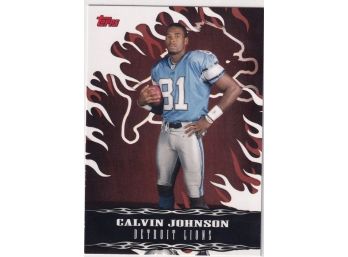 2007 Topps Calvin Johnson Exclusive Walmart Rookie Card