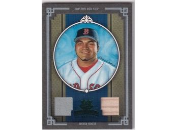 2005 Donruss David Ortiz Crowning Moment Authentic Game Worn/used Card  09/25