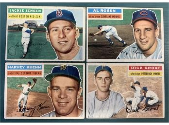 4 1950s Baseball Cards