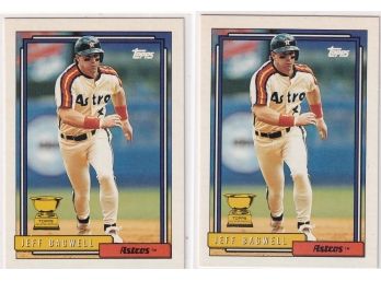 21992 Topps Jeff Bagwell All Star Rookie