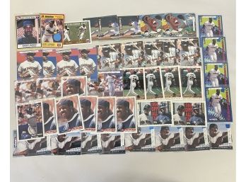 Barry Bonds ! Large Assortment Of Baseball Cards !
