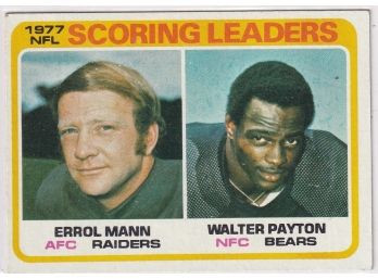 1978 Topps 1977 NFL Scoring Leaders
