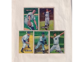 11 1951 Bowman Baseball Cards