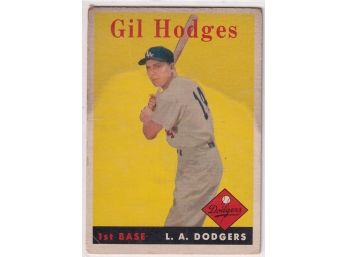 Topps 1958 Gil Hodges
