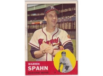 1963 Topps Warren Spahn