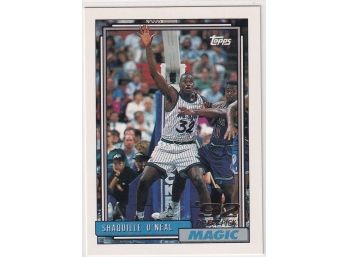 1992-93 Topps Shaquille O'neal 92 Draft Pick Rookie Card