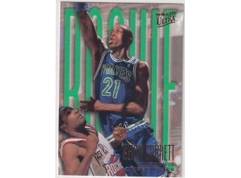 1995-96 Fleer Ultra Kevin Garnett Rookie Card