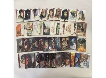 Star Wars! Huge Assortment Of Star Wars Trading Cards !