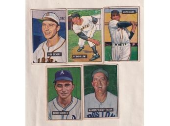 10 1951 Bowman Baseball Cards