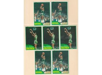 7 1981 Topps Nate Archibald Super Action Basketball Cards