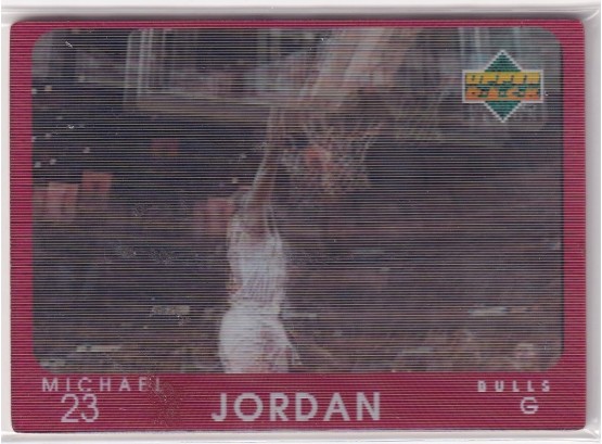 1997 Upper Deck Diamond Vision Michael Jordan Hologram Card