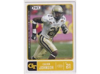 2007 SAGE HIT Calvin Johnson Rookie Card