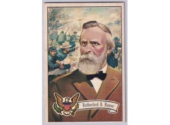1952 Bowman Rutherford B. Hayes Presidents Card