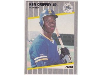 1989 Fleer Ken Griffey Jr. Rookie Card