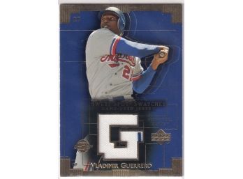 2003 Upper Deck Sweet Spot Swatches Vladimir Guerrero Game-Used Jersey Card