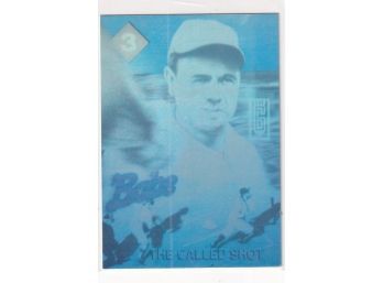 1992 Gold Entertainment Babe Ruth Holographic Series Prototype