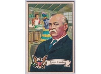 1952 Bowman Grover Cleveland Presidents Card
