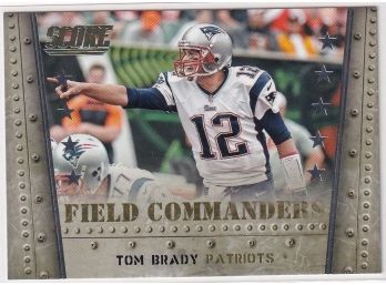 2014 Panini Score Tom Brady Field Commanders