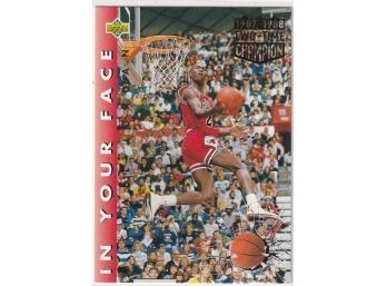 1992 Upper Deck In Your Face Michael Jordan