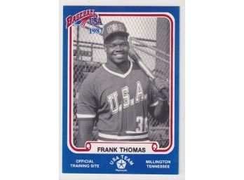 1987 Baseball USA Frank Thomas Rookie Card