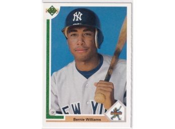 1991 Upper Deck Bernie Williams Star Rookie Card