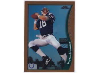 1998 Topps Chrome Peyton Manning Draft Picks Rookie Card