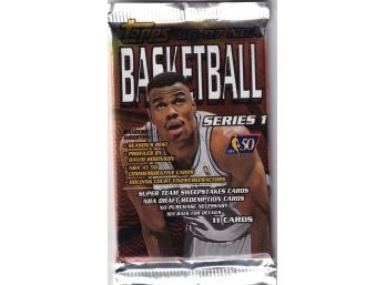 1996-97 Topps NBA Basketball Series 1 Pack Sealed