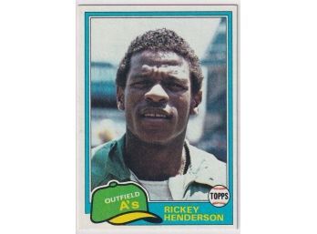 1981 Topps Rickey Henderson